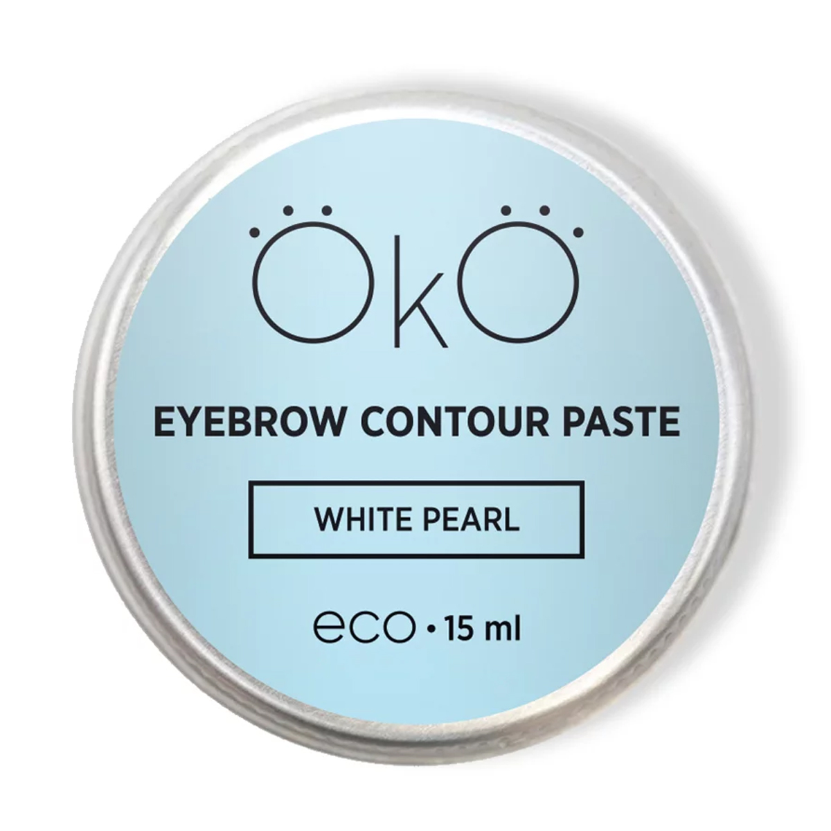 Паста для брів OkO Lash &amp; Brow Eyebrow Contour Paste, White Pearl, 15 мл